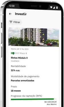 App INCO em smartphone